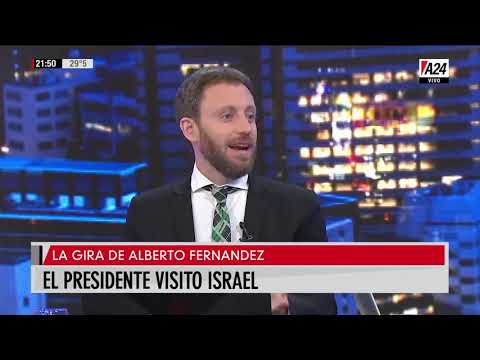 El presidente visitó Israel
