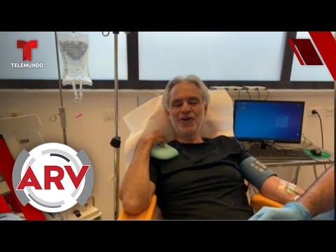 Andrea Bocelli dona su plasma tras recuperase de coronavirus | Al Rojo Vivo | Telemundo