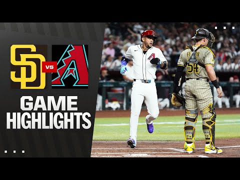 Padres vs. D-backs Game Highlights (8/4/25) | MLB Highlights