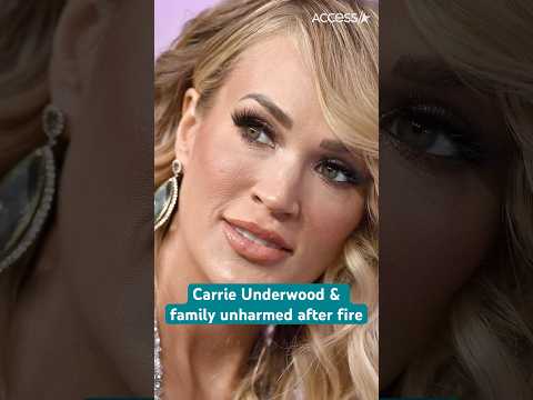 A scary moment for Carrie Underwood & family | #shorts