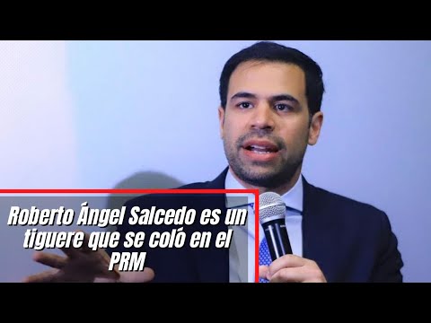 Roberto Ángel Salcedo es un tiguere que se coló en el PRM