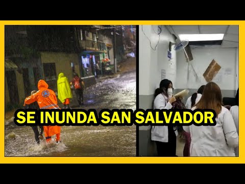 Alerta por fuertes lluvias en El Salvador tormenta Bonnie | Despliegue operativo seguridad