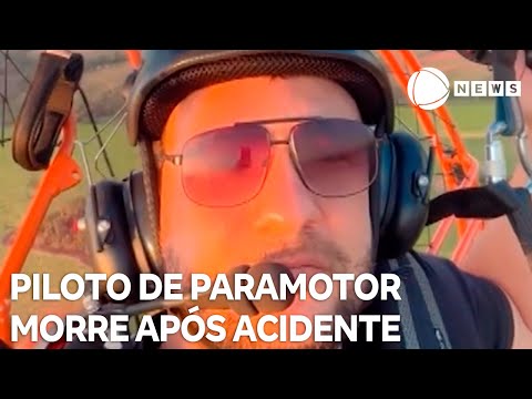 Piloto de paramotor morre após acidente no interior de SP