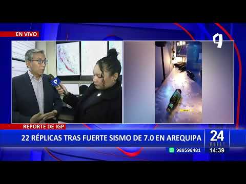 24 HORAS | IGP brinda mayores detalles de sismo en Arequipa