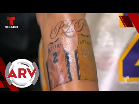 Kobe Bryant: Tatuajes en su honor de moda entre los fanáticos | Al Rojo Vivo | Telemundo