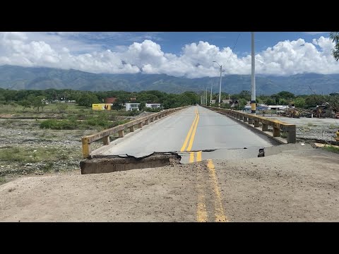 163 días tardó reparar el puente del Tonusco - Teleantioquia Noticias