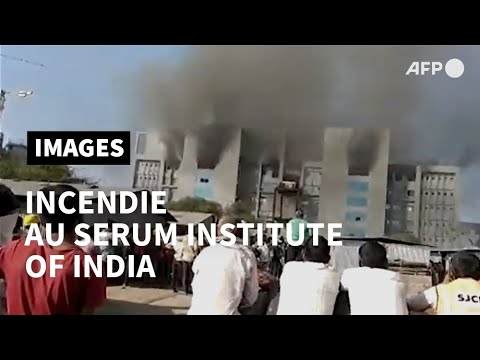 Inde: incendie au fabricant de vaccins Serum Institute of India | AFP Images
