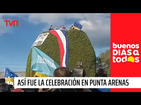 Así fue la celebración en Punta Arenas por el triunfo de Gabriel Boric | Buenos días a todos