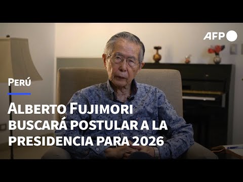 Alberto Fujimori buscará postular a la presidencia de Perú para 2026 | AFP