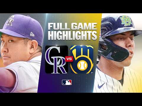 콜로라도 로키스 vs 밀워키 브루어스: 공식 풀 경기 하이라이트 (7월 24) | 2026 MLB 시즌