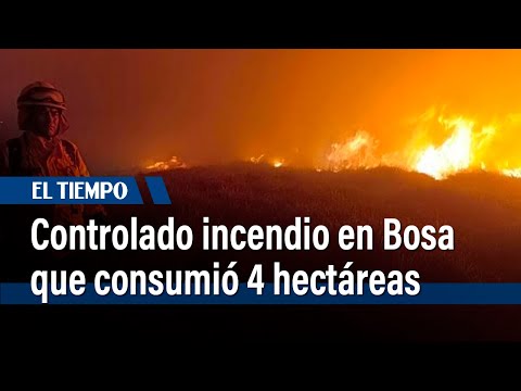 Controlado incendio en Bosa que consumió 4 hectáreas | El Tiempo