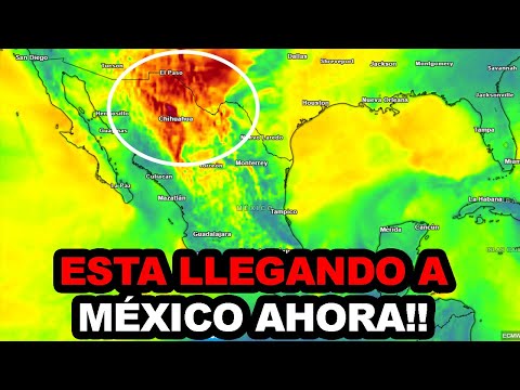 ATENCIÓN MÁXIMA!! ESTE FENÓMENO LLEGA A MÉXICO HOY CON RACHAS DE VIENTO DE 120 KM/H Y NIEVE