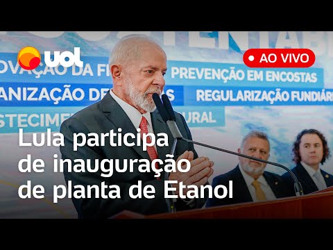 Lula participa de inauguração de planta de Etanol de Segunda Geração em Araraquara (SP); ao vivo