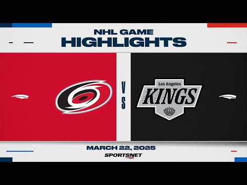 NHL Highlights | Hurricanes vs. Kings - March 22, 2025