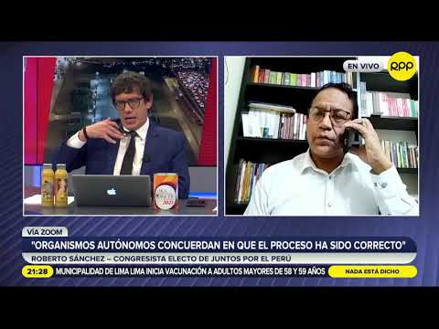 Roberto Sánchez se manifiesta sobre pedido de auditoria a la OEA por votación en segunda vuelta