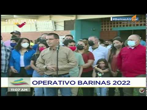 EN VIVO -  Declaraciones de Jorge Arreaza durante las nuevas elecciones en Barinas 2022