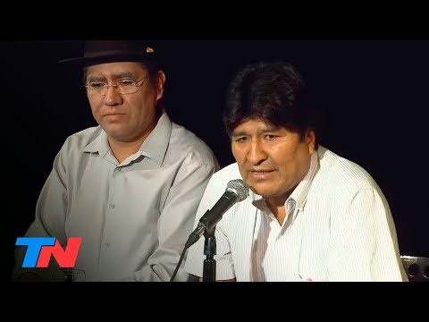 Evo Morales refugiado en la Argentina: No soy candidato, pero tengo derecho a hacer política