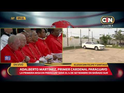 Preparan primera misa del Cardenal paraguayo