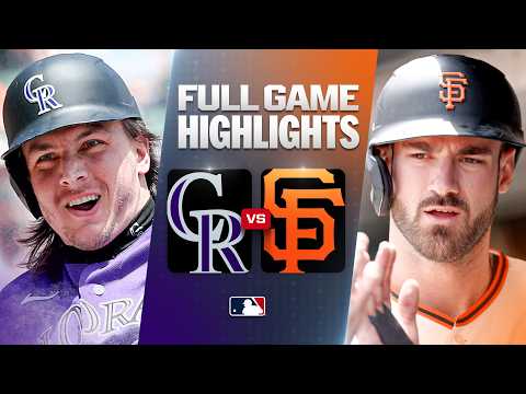ROCKIES vs GIANTS: Official Full 경기 하이라이트 (July 12) | 2026 MLB Season