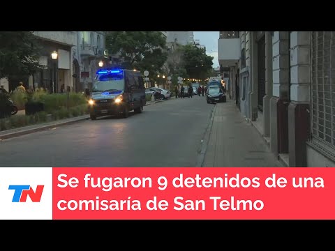 Se fugaron nueve detenidos de una comisaría de San Telmo: recapturaron a dos