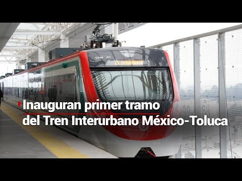 ¡Por fin! Fue inaugurada la primera parte del Tren Interurbano; por el momento son cuatro estaciones