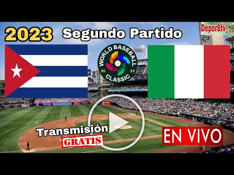 En vivo: Cuba vs. Italia, donde ver, Cuba vs. Italia en vivo, béisbol juego 2