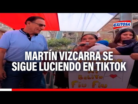 Expresidente Martín Vizcarra se sigue luciendo en Tiktok