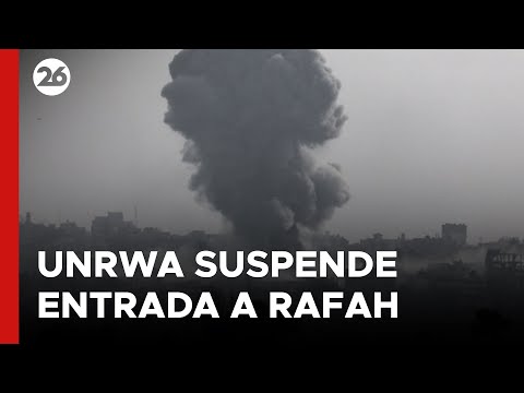 UNRWA suspende la entrada de alimento a Rafah por la inseguridad en la zona