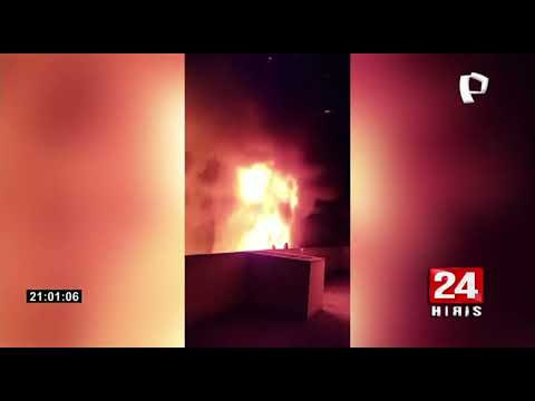 San Borja: continúan las investigaciones tras el incendio en almacén de scooters