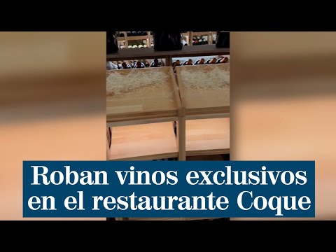 Roban 132 botellas de vino valoradas en 200 000 euros en el restaurante Coque de Madrid