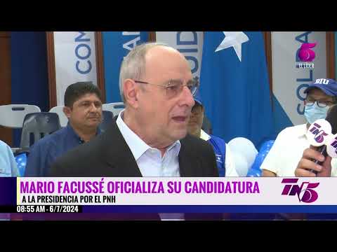 Mario Facussé aficializa su candidatura a la presidencia por el PNH