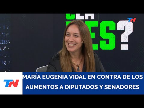 María Eugenia Vidal en contra de los aumentos a diputados y senadores.