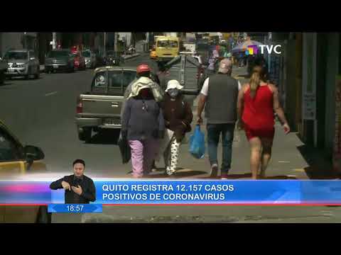 Quito registra 12.157 casos positivos de Covid-19