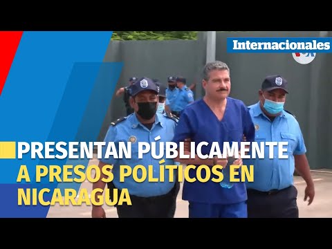 Daniel Ortega exhibe a presos políticos después de un año de encarcelamiento