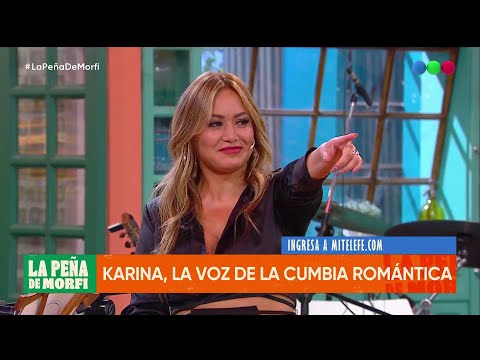 Cumbia, romance y los tips del pirata: Karina habló de todo en La Peña de Morfi