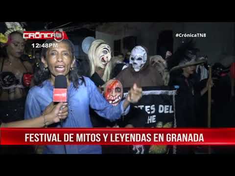 Nicaragua: Granada celebra con éxito el 7Mo festival de mitos y leyendas