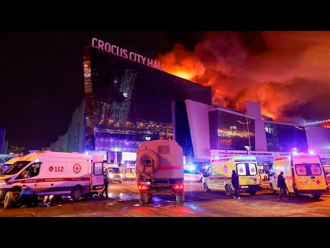 TIROTEO TERRORISTA EN MOSCÚ con más de 40 muertos y 100 heridos: Rusia sospecha de Ucrania y amenaza