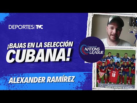 Alexander Ramírez periodista cubano informa las bajas que tendrá la Selección cubana ante Honduras