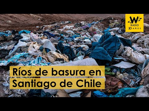 Ríos de basura en Santiago de Chile