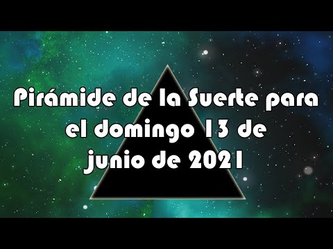 Lotería de Panamá - Pirámide para el domingo 13 de junio de 2021