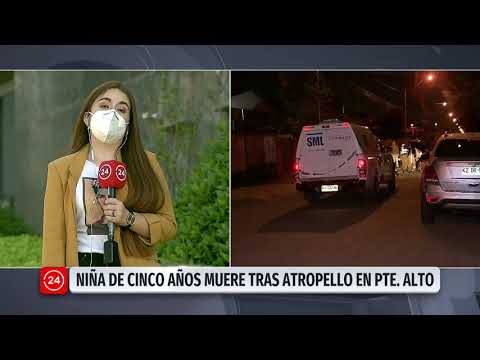 Niña de cinco años muere tras ser atropellada en Puente Alto