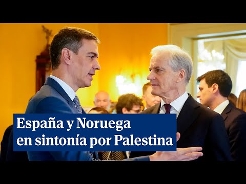 España y Noruega trabajarán codo con codo por la 'causa Palestina'