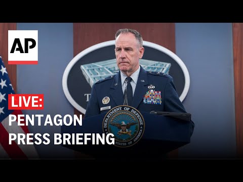 LIVE: Pentagon press briefing