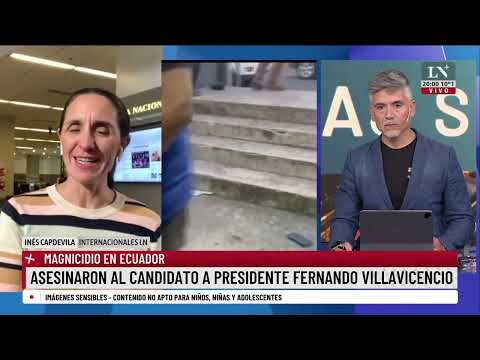 Magnicidio en Ecuador: asesinaron al candidato a presidente Fernando Villavicencio