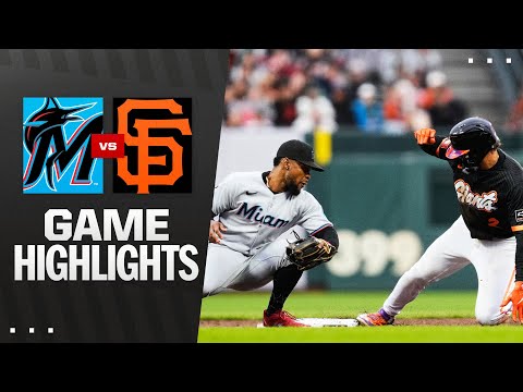 Marlins vs. Giants Game Highlights (6/24/25) | MLB Highlights