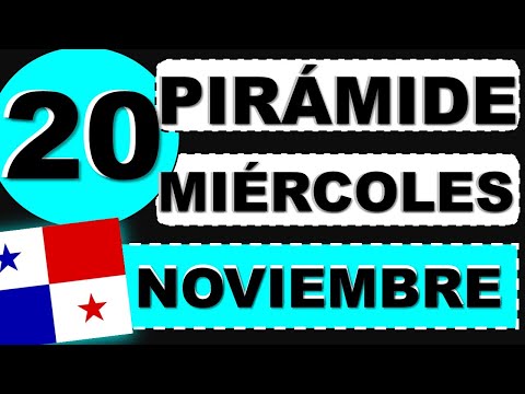 Pirámide de la Lotería de Panamá para Miercoles 20 Noviembre 2024 Decenas Suerte Sorteo Miercolito