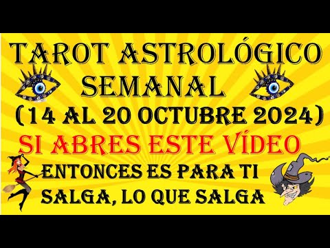 TAROT ASTROLOGICO SEMANAL (14 AL 20 OCTUBRE 2024) salud, dineros, trabajo, negocios Y amor