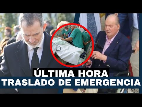 TRASLADO DE EMERGENCIA DEL REY JUAN CARLOS I a URGENCIAS tras AGRAVAMIENTO DE SU SALUD ¡ÚLTIMA HORA!