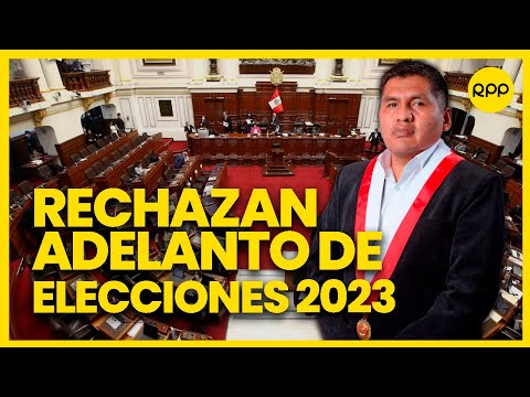 Congreso del Perú: Se reinicia el debate sobre el adelanto de elecciones | EN VIVO