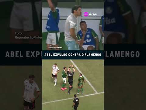 ABEL FAZ GESTO OBSCENO PARA ÁRBITRO E É EXPULSO! #shorts